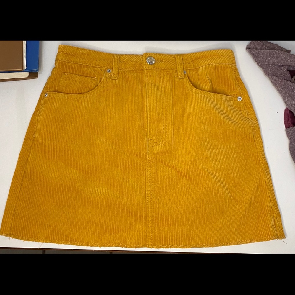 Yellow Mini Skirt